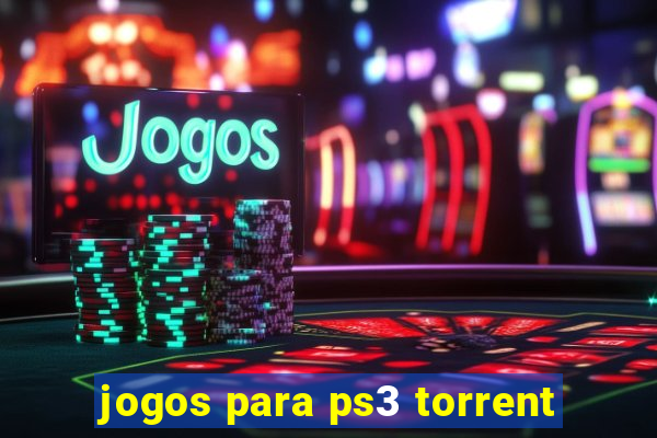 jogos para ps3 torrent